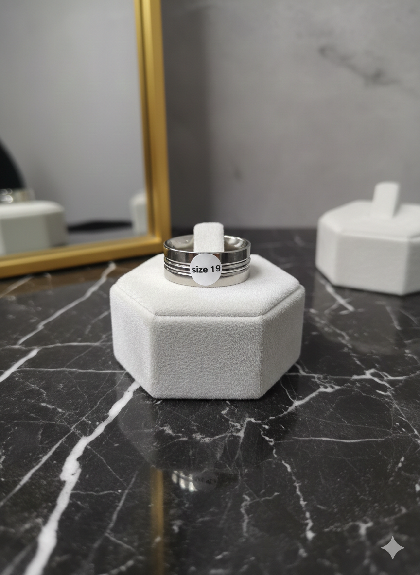 Bague acier inoxydable 