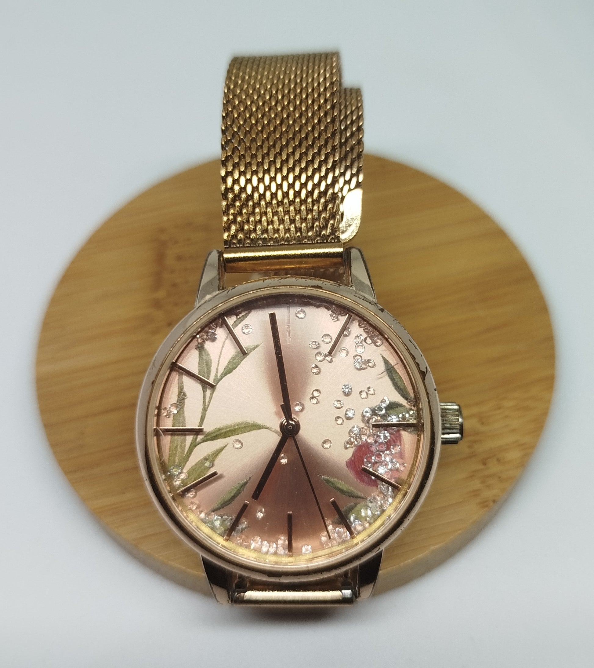 Montre femme Bijoux Brigitte bracelet maille doré 
