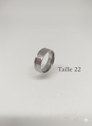 Bague Taille 22 acier inoxydable
