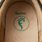 Chaussure footflexx en cuir noir femme