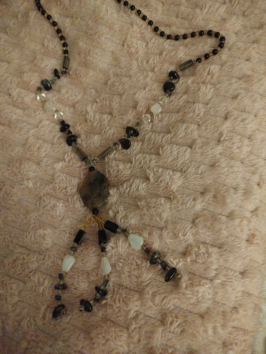 Collier fantaisie multi perles