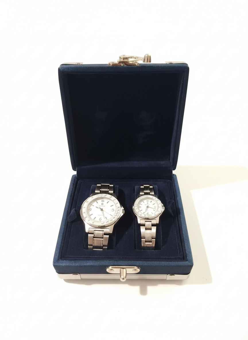 Coffret montres homme et femme 