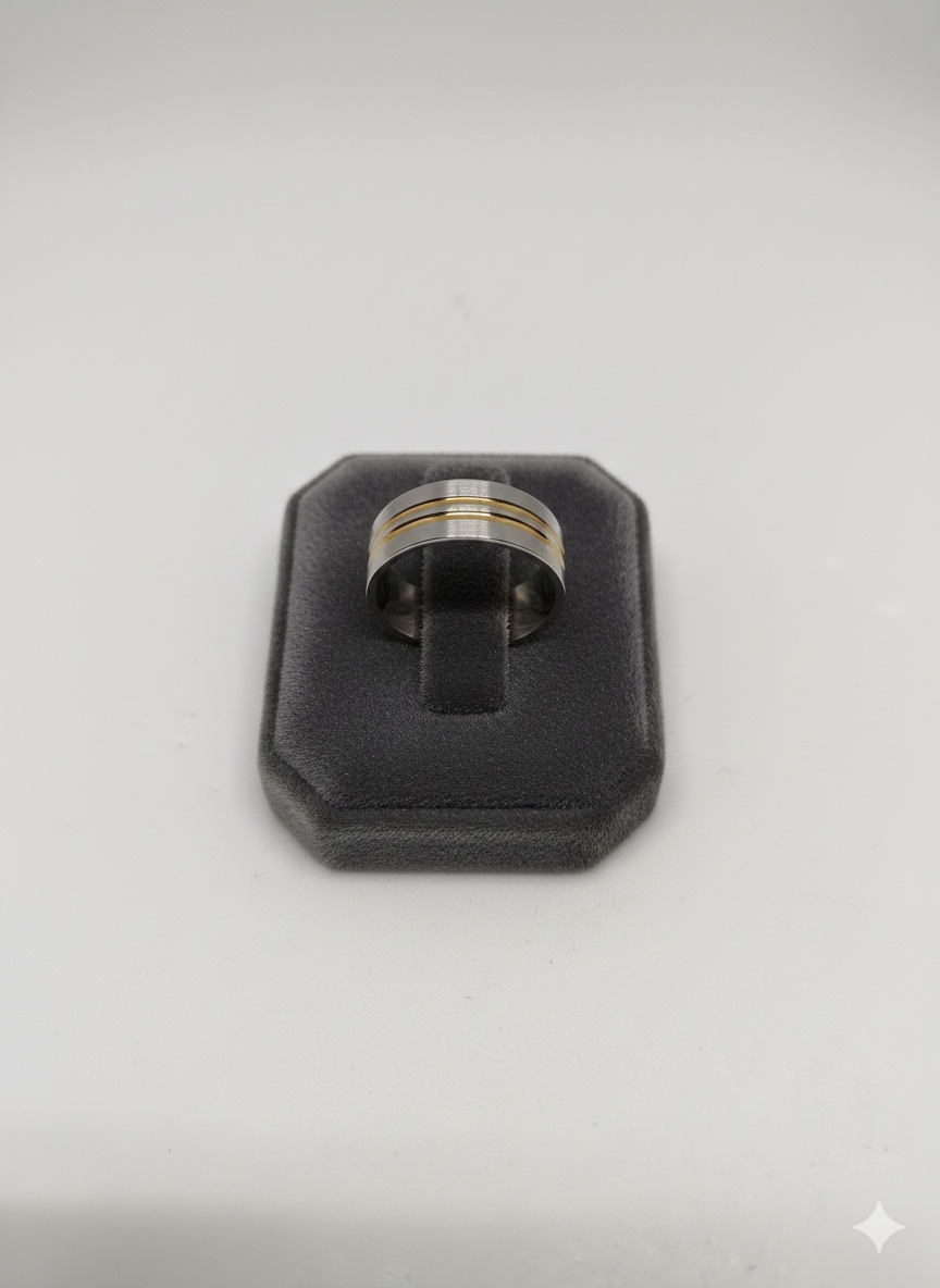 Bague acier inoxydable taille 20