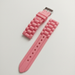 Bracelet rose en silicone 18mm 