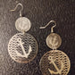 Bijoux boucle d'oreilles encre marine seconde main