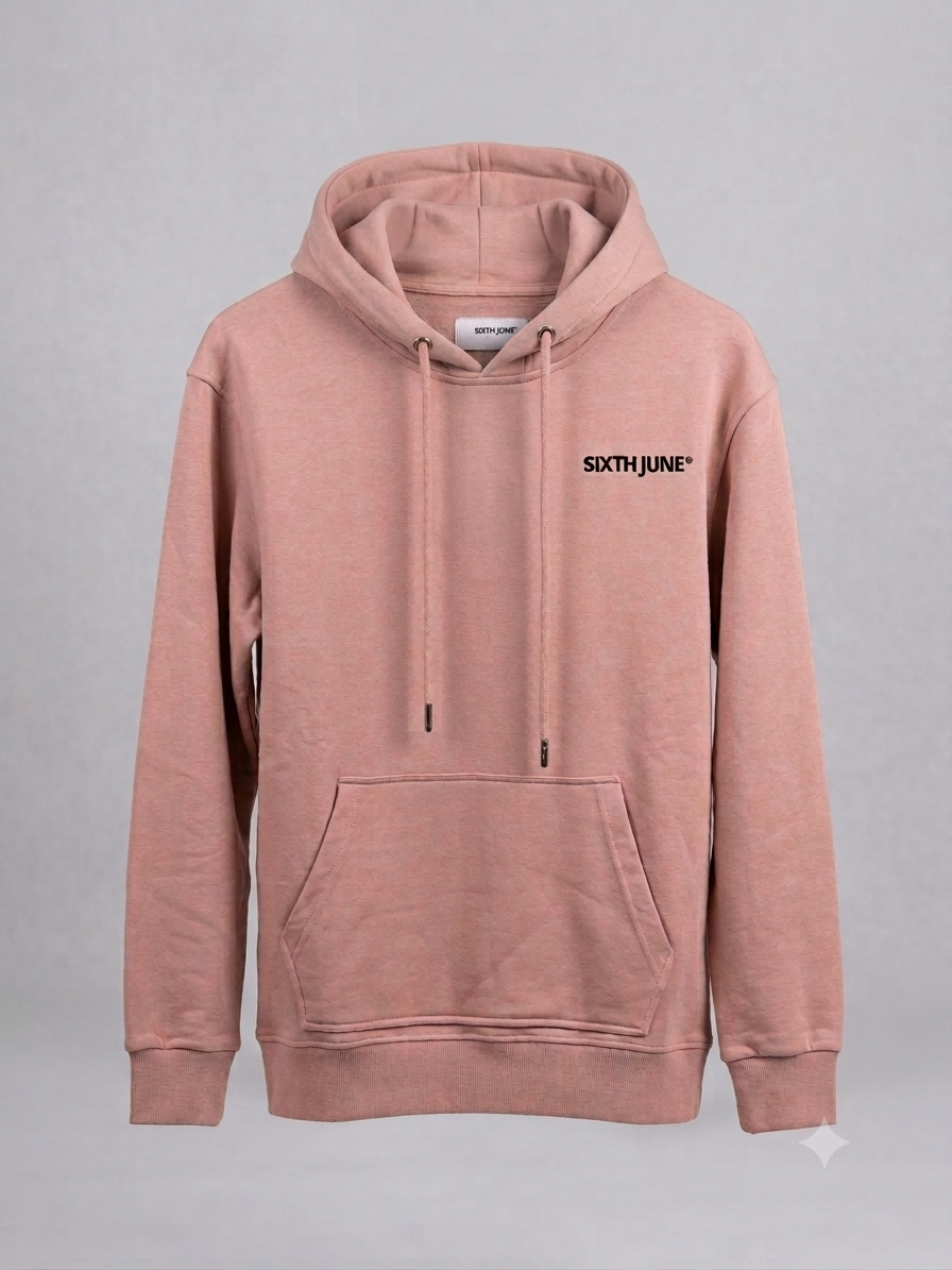 Pull femme Sixth June Rose à capuche 